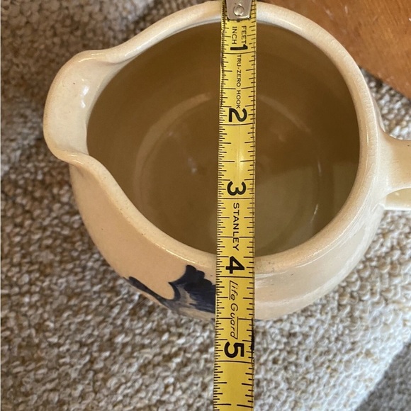 Vintage Casey Stoneware Blue and Cream Duck Art Pitcher EUC!! - Picture 14 of 16